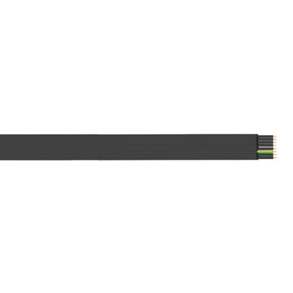    NGFLGöu 4x4mm2 Cablu de cauciuc plat pentru rezistență mecanică medie 300 / 500V negru