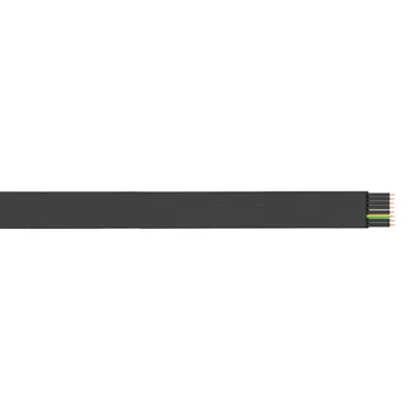 NGFLGöu 8x1,5mm2 Lapos gumivezeték közepes mechanikai igénybevételre 300/500V fekete