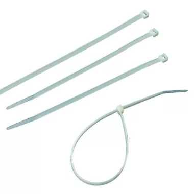 GAO 6538H Cable tie, 150x3, 5mm, white, 100pcs