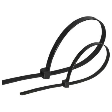 GAO 6544H Kábelkötegelő, 150x3, 5mm, fekete, 100db