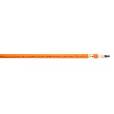 NHXCH 3x1.5 / 1.5mm2 Shielded fire-resistant halogen-free cable FE180 / E90 with 90 minutes of operation RE 0.6 / 1kV orange
