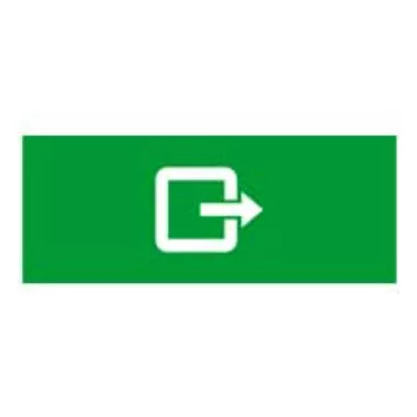 LEGRAND 660864 backup light pictogram 310 x 112 mm, right