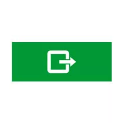   LEGRAND 660864 tartalékvilágítás piktogram 310 x 112 mm, jobbra