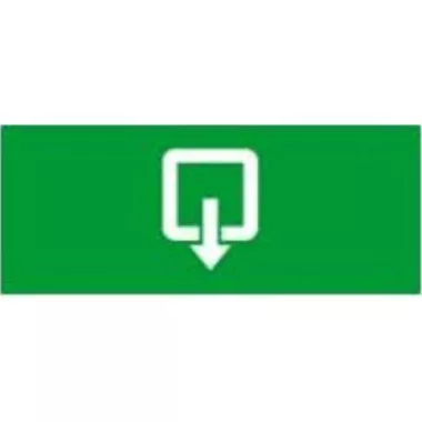 LEGRAND 660868 tartalékvilágítás piktogram 310x112mm, helység