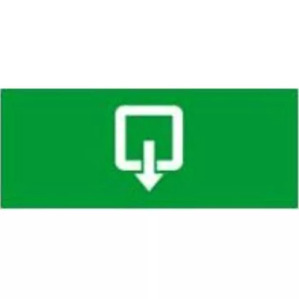 LEGRAND 660868 tartalékvilágítás piktogram 310x112mm, helység