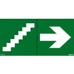 LEGRAND 661672 URA ONE pictograph, stairs to the right
