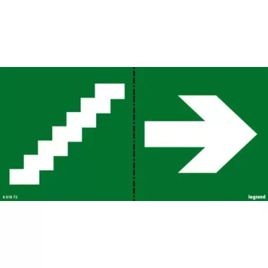 LEGRAND 661672 URA ONE piktrogram, lépcső jobbra