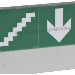 LEGRAND 661802 U34 piktogram 127x254 mm, le, lépcsőn