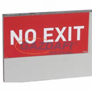 LEGRAND 661840 U34 piktogram 127x254 mm, nem kijárat