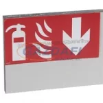LEGRAND 661850 U34 piktogram 127x254 mm, poroltó