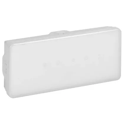   LEGRAND 662431 B65 LED autoteszt és címezhető készenléti/állandó üzemmódú lámpatest, 100 Lm, 1 óra