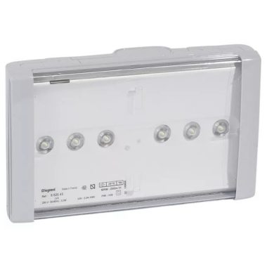 LEGRAND 662543 B66 LED tartalékvilágytási lámpatest állandó/készenléti üzemmódú - 250 lm - 1 óra (LED-es)