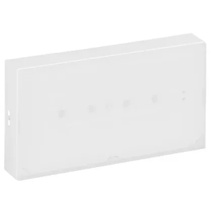   LEGRAND 662640 URA címezhető és központilag tesztelhető állandó/készenléti üzemű lámpatest, 100 Lm, 3 óra, LED