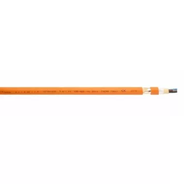 NHXCH 12x1,5/2,5mm2 Árnyékolt tűzálló halogénmentes kábel FE180/E90 90 perces funkciómegtartással RE 0,6/1kV narancs