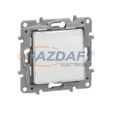 LEGRAND 664515 Niloé egypólusú nyomó fényjelzős, cimketartóval, körömmel