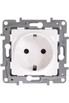 LEGRAND 664529 Niloé 2P+F dugalj csatlakozóaljzat gyermekvédelemmel (csavaros), körömmel, fehér LEGRAND 664529 Niloé 2P+F dugalj csatlakozóaljzat gyermekvédelemmel (csavaros), körömmel, fehér