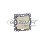   LEGRAND 664602 Niloé kettős váltókapcsoló, körömmel, bézs