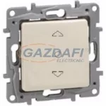   LEGRAND 664611 Niloé redőnykapcsoló 6 AX, körömmel, bézs