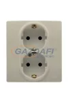 LEGRAND 664644 Niloé 2×2P+F dugalj csatlakozóaljzat, csavaros, bézs LEGRAND 664644 Niloé 2×2P+F dugalj csatlakozóaljzat, csavaros, bézs