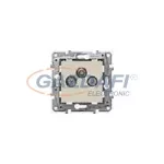   LEGRAND 664664 Niloé TV-RD-SAT aljzat átmenő 10dB körömmel bézs