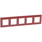 LEGRAND 665025 Niloé 5-ös keret piros