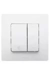 LEGRAND 665115 Niloé fényerőszabályzó 40 - 400W (izzó, halogén), köröm nélkül, fehér LEGRAND 665115 Niloé fényerőszabályzó 40 - 400W (izzó, halogén), köröm nélkül, fehér