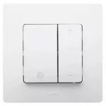   LEGRAND 665115 Niloé fényerőszabályzó 40 - 400W (izzó, halogén), köröm nélkül, fehér