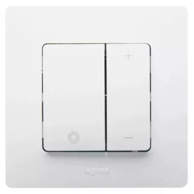 LEGRAND 665115 Niloé fényerőszabályzó 40 - 400W (izzó, halogén), köröm nélkül, fehér