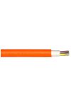 NHXH-J 3x10mm2 Fire-resistant halogen-free cable FE180 / E90 with 90 minutes of service life RE 0.6 / 1kV orange