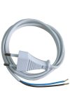 GAO 6777H connecting cable "MTL" with euro plug, 1.5m H03VVH2-F, 6A, 2300W, 2x0.75mm2, white, 230V