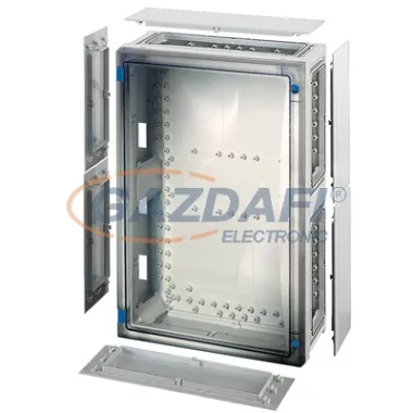 HENSEL FP 0411 Üres elosztó zárt oldalfalakkal, 366x546x163 mm