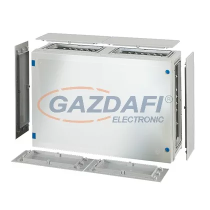   HENSEL FP 0421 Üres elosztó zárt oldalfalakkal, 546x366x163 mm