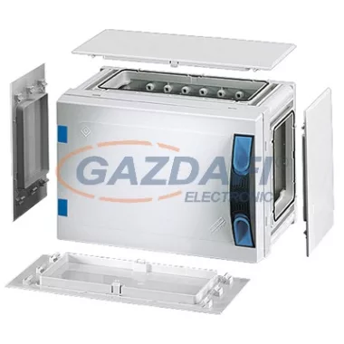 HENSEL FP 0151 Üres elosztó zárt oldalfalakkal, 276x186x186 mm