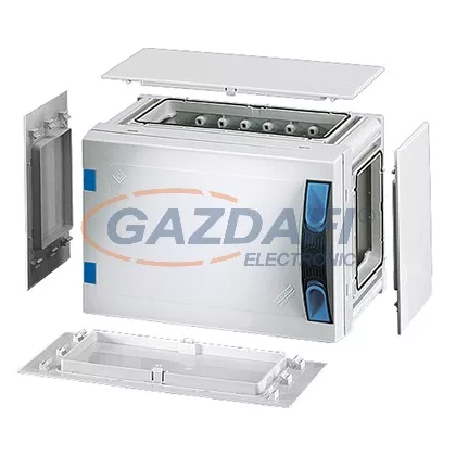   HENSEL FP 0151 Üres elosztó zárt oldalfalakkal, 276x186x186 mm