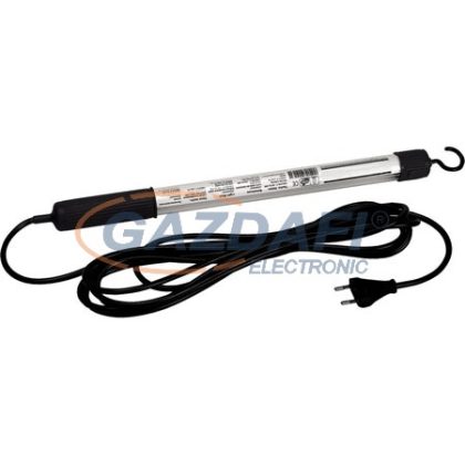 GAO 6908H Kézilámpa, fénycsöves, 8W, 5m kábellel, kék