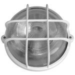   GAO 6927H műanyag rácsos hajólámpa, fehér, 230V, E27, 100W, IP44