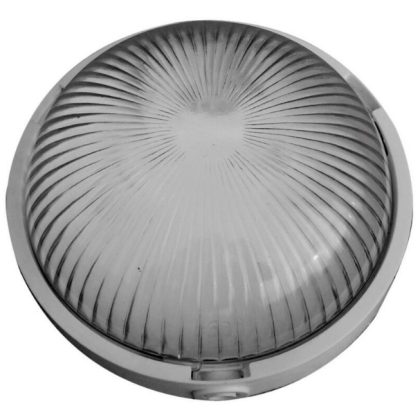   GAO 6931H "Standard" luminaire, E27, 100W, white / opal, 230V, d = 232mm, h = 80mm, side and rear connection, IP44