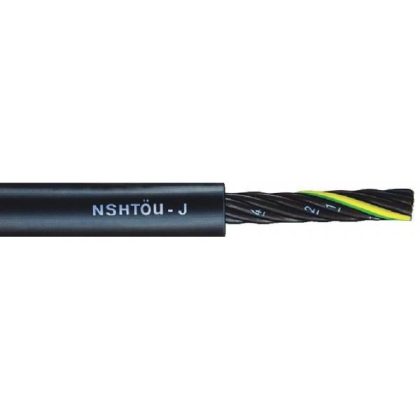 NSHTöu-J 4x1,5mm2 Rewindable crane cable 0.6 / 1kV black