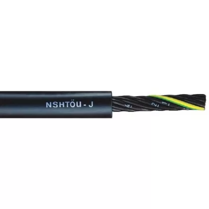 NSHTöu-J 4x10mm2 Csévélhető darukábel 0,6/1kV fekete
