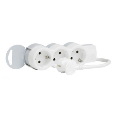 LEGRAND 695001 3x2P+F distribution line ST, with 1.5m cable, white-grey