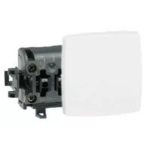   LEGRAND 696001 Oteo wall-mounted toggle switch with frame, white