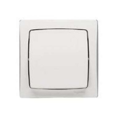 LEGRAND 696004 Oteo wall-mounted cross switch with frame, white