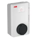   ABB 6AGC081281 TAC-W22-T-RD-MC-0 Terra AC fali Háromfázisú elektromos töltőállomás, Type 2 aljzattal, 3 fázis/32A, MID tanúsítvánnyal, RFID + kijelző, 4G