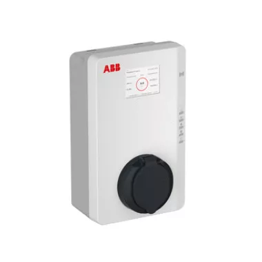 ABB 6AGC105900 TAC-W11-S-RD-M-0 Terra AC fali elektromos töltőállomás, Type 2 aljzattal, 3 fázis/16 A, MID tanúsítvánnyal, RFID + kijelző
