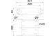 OBO 7005504 RGBEV 830 FS Csuklós Sarokelem függőleges 85x300mm szalaghorganyzott acél