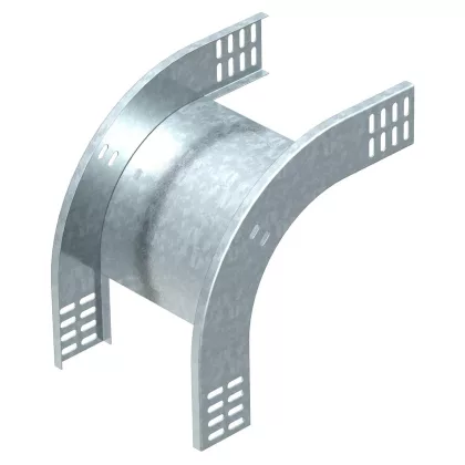   OBO 7007071 RBV 640 F FS 90°-Os Függőleges Idom eső 60x400mm szalaghorganyzott acél
