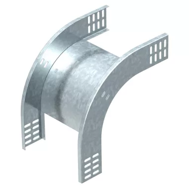 OBO 7007076 RBV 650 F FT 90°-Os Függőleges Idom eső 60x500mm merítetten tűzihorganyzott acél