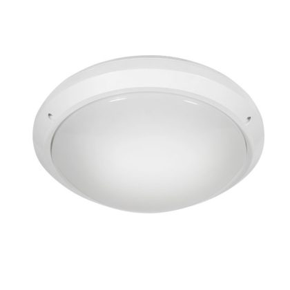   KANLUX "Marc" fali/mennyezeti lámpatest, E27, 1x60W, fehér, IP54, 230V, pc búra