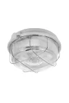 KANLUX fém rácsos hajólámpa, E27, 100W, fehér, IP43 KANLUX fém rácsos hajólámpa, E27, 100W, fehér, IP43