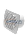 KANLUX ventilátor, 22W, fix rácsos, 150mm, fehér, műanyag